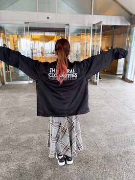 「アイテム（スカート）」を使った、べーさん（レディース・145cm）の冬コーディネート