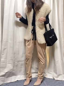 「troisのアイテム」を使った、べーさん（レディース・144cm）の春コーディネート