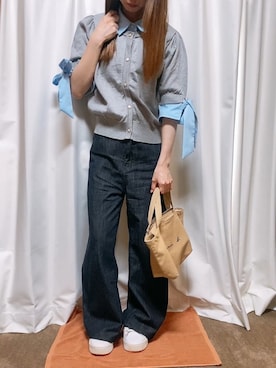 「INGNI（イング）のアイテム」を使った、べーさん（レディース・145cm）の秋コーディネート