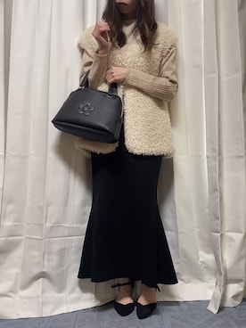 「velikoko ラクチンきれいシューズ（ヴェリココ）のアイテム」を使った、べーさん（レディース・144cm）の春コーディネート