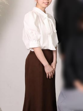 「アイテム（トップス）」を使った、べーさん（レディース・145cm）の秋コーディネート