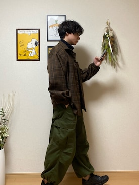 「UNIQLO（ユニクロ）のタートルネックT（長袖）（Tシャツ/カットソー）」を使った、せんさん（メンズ・173cm）の春コーディネート