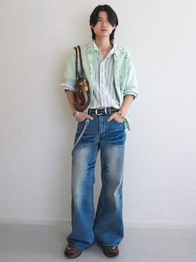 「Parts Lab.（パーツラボ）のアイテム」を使った、soshunさん（メンズ・169cm）の春コーディネート