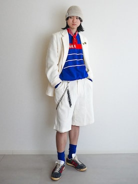 「アイテム（ジャケット/アウター）」を使った、soshunさん（メンズ・169cm）の秋コーディネート