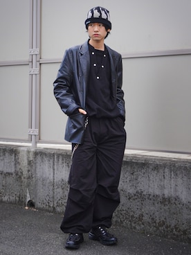 「Parts Lab.（パーツラボ）のアイテム」を使った、soshunさん（メンズ・169cm）の春コーディネート