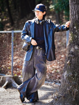 「Parts Lab.（パーツラボ）のアイテム」を使った、soshunさん（メンズ・169cm）の春コーディネート