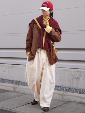 「ANGLAN（アングラン）のアイテム」を使った、soshunさん（メンズ・169cm）の冬コーディネート