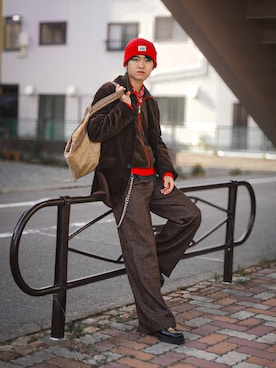 「アイテム（その他シューズ）」を使った、soshunさん（メンズ・169cm）の秋コーディネート