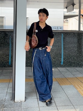 「アイテム（その他シューズ）」を使った、soshunさん（メンズ・169cm・20代）の夏コーディネート