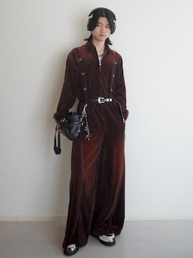 「アイテム（キーホルダー、ブラック系）」を使った、soshunさん（メンズ・169cm）の秋コーディネート