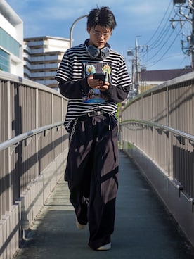 「アイテム（PC・スマホグッズ/家電）」を使った、soshunさん（メンズ・169cm）の秋コーディネート
