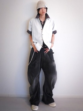 「Parts Lab.（パーツラボ）のアイテム」を使った、soshunさん（メンズ・169cm）の春コーディネート