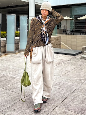 「アイテム（その他トップス）」を使った、soshunさん（メンズ・169cm）の春コーディネート