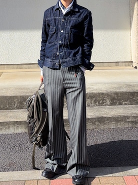 「THE NORTH FACE（ザノースフェイス）のアイテム」を使った、soshunさん（メンズ・169cm）の春コーディネート