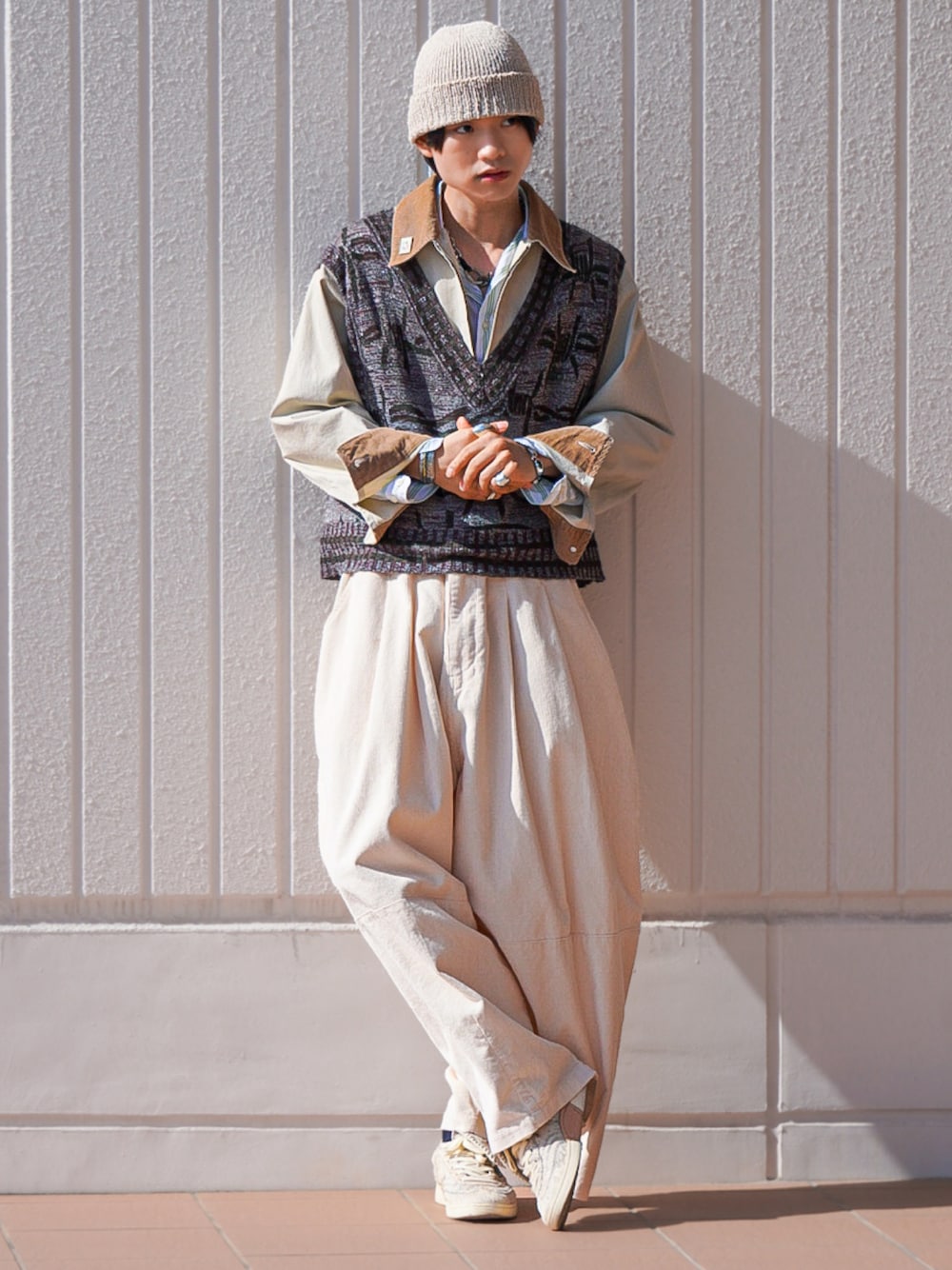ヴィヴィアンウエストウッド デニムベスト Vivienne Westwood デニム模様 マンデー ベスト トップ (Vivienne