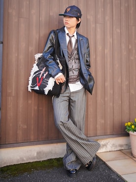 「アイテム（その他シューズ）」を使った、soshunさん（メンズ・169cm）の秋コーディネート