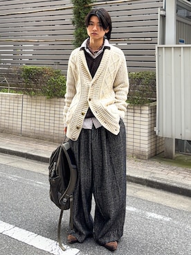 「アイテム（財布/小物）」を使った、soshunさん（メンズ・169cm）の春コーディネート