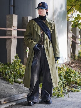 「アイテム（手袋）」を使った、soshunさん（メンズ・169cm）の冬コーディネート