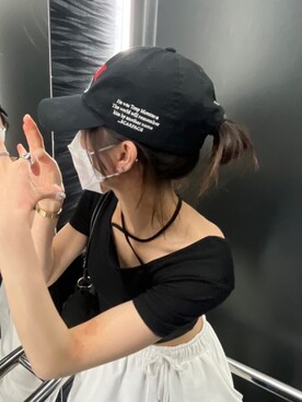 「LMCのアイテム（帽子）」を使った、397wlskさん（レディース・163cm）の秋コーディネート
