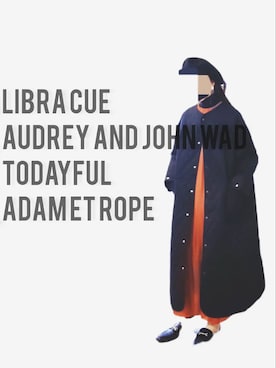 「Libra Cue（リブラ キュー）のアイテム（ノーカラーコート）」を使った、chii-piiさん（レディース・169cm）の冬コーディネート