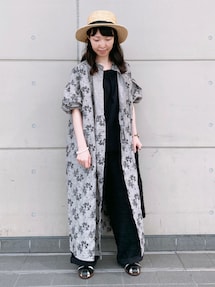 TSUHARU BySamansa Mos2 リネン果物柄総刺繍ワンピース TSUHARU by Samansa Mos2（ツハルバイサマンサモスモス）の