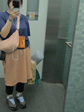 「H&M（エイチ・アンド・エム）のアイテム（パンツ）」を使った、tyyniさん（レディース・151cm）の夏コーディネート