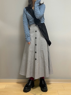 「REDYAZEL（レディアゼル）のアイテム（シューズ）」を使った、ayameさん（レディース・152cm）の秋コーディネート