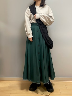 「REDYAZEL（レディアゼル）のアイテム（シューズ）」を使った、ayameさん（レディース・152cm）の秋コーディネート