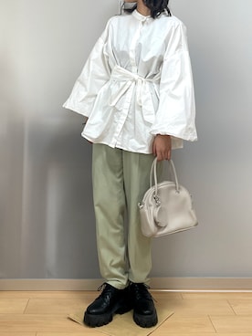 「REDYAZEL（レディアゼル）のアイテム（シューズ）」を使った、ayameさん（レディース・152cm）の秋コーディネート