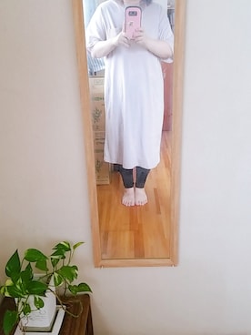 「しまむら（シマムラ）のアイテム（チュニック）」を使った、mii1112さん（レディース・149cm）の夏コーディネート