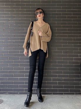 kikukomiyajiさん（レディース・172cm）の秋コーディネート