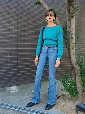 5GVスリーブガラアミショートプルオーバー/170898を使った人気