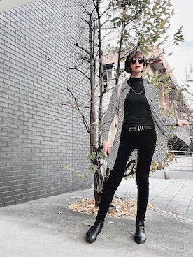 kikukomiyajiさん（レディース・172cm）の冬コーディネート