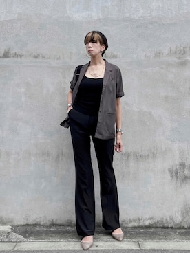 kikukomiyajiさん（レディース・172cm）の秋コーディネート