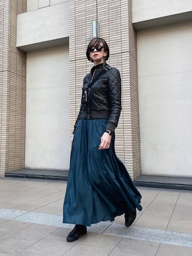 kikukomiyajiさん（レディース・172cm）の冬コーディネート