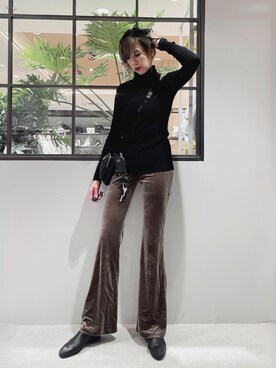 kikukomiyajiさん（レディース・172cm）の冬コーディネート