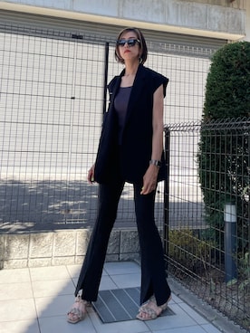 kikukomiyajiさん（レディース・172cm）の夏コーディネート