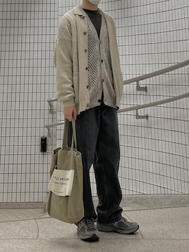 「newbalance2002」｜まえださん（メンズ・170cm）の春コーディネート