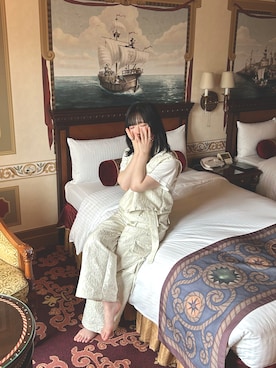 「アイテム（セットアップ、ホワイト系）」を使った、ᵀˢᵘᶻᵘʳᶦ ♥さん（レディース・155cm）の夏コーディネート