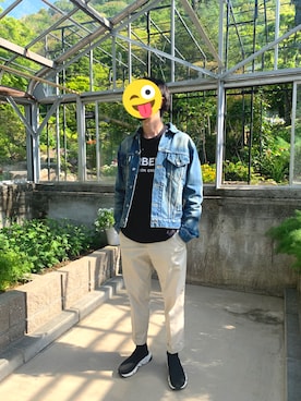 「スピードトレーナー」｜バナナぶどうさん（メンズ・175cm）の春コーディネート