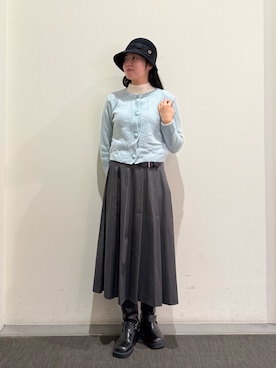 「ハットコーデ」｜.*Shiori*.さん（レディース・163cm）の秋コーディネート