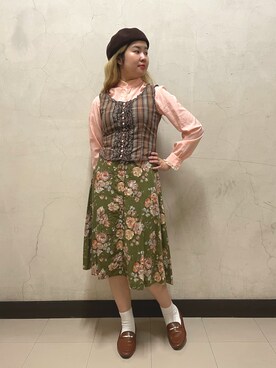 しーちゃんさん（レディース・163cm）の秋コーディネート