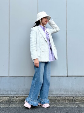「ファンシー」｜.*Shiori*.さん（レディース・163cm）の春コーディネート