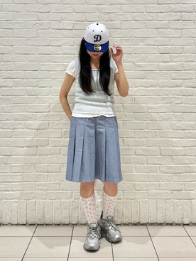 「アイテム（タンクトップ）」を使った、.*Shiori*.さん（レディース・163cm）の夏コーディネート