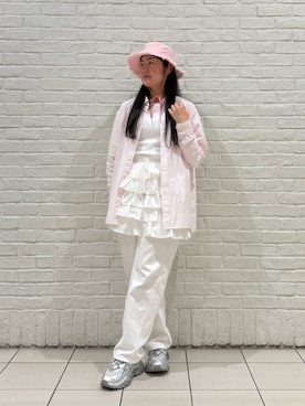 「FILA（フィラ）のアイテム（シューズ）」を使った、.*Shiori*.さん（レディース・163cm）の夏コーディネート