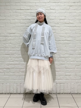 「ESPERANZA（エスペランサ）のアイテム」を使った、.*Shiori*.さん（レディース・163cm）の冬コーディネート