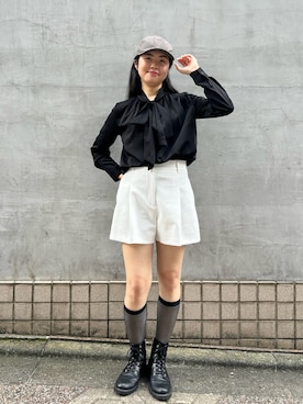 「En Punto（エンプント）のアイテム」を使った、.*Shiori*.さん（レディース・163cm）の秋コーディネート