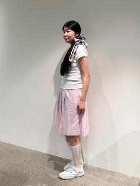 「courreges（クレージュ）のアイテム」を使った、しーちゃんさん（レディース・163cm）の夏コーディネート