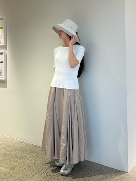「Chapeau d' O（シャポードオー）のアイテム」を使った、しーちゃんさん（レディース・163cm）の春コーディネート