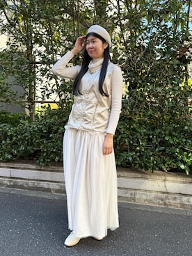 「LA BELLE ETUDE（ラベルエチュード）のアイテム」を使った、しーちゃんさん（レディース・163cm）の春コーディネート